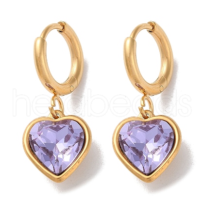 PVD Vacuum Plating 304 Stainless Steel Hoop Earrings EJEW-C106-01G-07-1