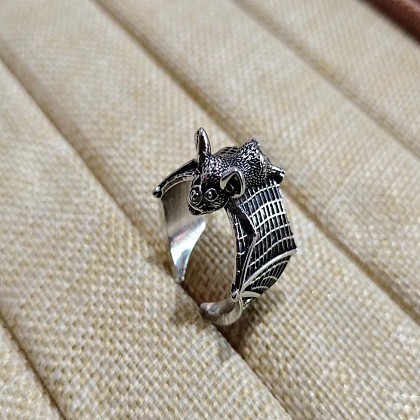 Bat Themes Alloy Adjustable Cuff Rings FS-WG25ADA-01-1