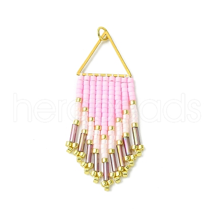 MIYUKI Round Rocailles Seed Beads Beaded Charms PALLOY-MZ00211-1
