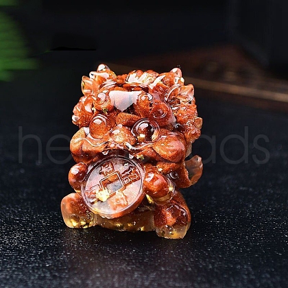 Resin PiXiu Figurine Display Decorations PW-WG22F9A-12-1