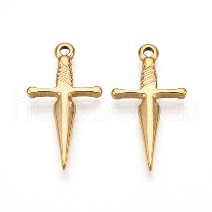 304 Stainless Steel Pendants STAS-N109-122G-1