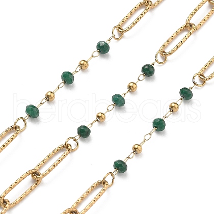 304 Stainless Steel Paperclip Chains CHS-P021-02G-02-1