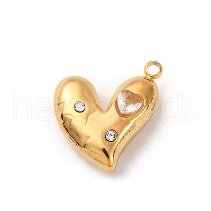 304 Stainless Steel Pendants STAS-D362-06G-1