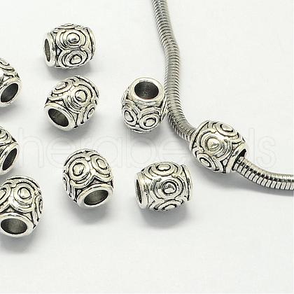 Alloy European Beads PALLOY-S079-052AS-1