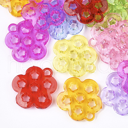 Transparent Acrylic Pendants X-TACR-S133-076-1