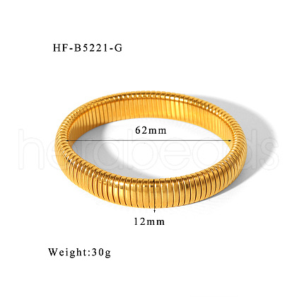 304 Stainless Steel Stretch Bangles FS-WG92846-03-1