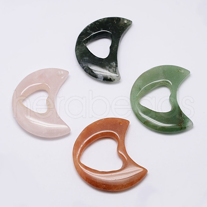 Natural Gemstone Pendants G-F385-04-1