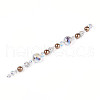 Glass and Acrylic and Imitation Pearl and Rhinestone Beads Strands MAK-T011-06D-1
