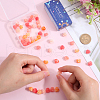SUNNYCLUE 60Pcs 3 Colors Synthetic Coral Beads CORA-SC0001-04-3