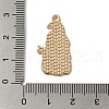 Thanksgiving Day Golden Tone Alloy Enamel Pendants X-ENAM-M002-02O-G-3