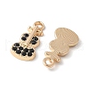 Alloy Rhinestone Pendants PALLOY-E775-06G-2