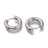 201 Stainless Steel Huggie Hoop Earrings EJEW-O095-05-25-2