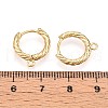 Brass Hoop Earring Finding KK-N261-32G-3