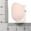 Flocking Resin Cute Pendants RESI-L043-02P-01-3