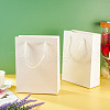 Folding Kraft Paper Gift Bags with Handle ABAG-TAC0014-03-6