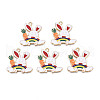 Alloy Enamel Pendants ENAM-N055-096B-1