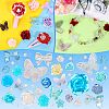 50G Resin Acrylic DIY Accessories Simulation Baroque Style Rose Halo Dyed Mixed Flower DIY Accessories JX581D-6