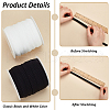 20M 2 Colors Flat Nylon Elastic Cords with Wavy Edge OCOR-FG0002-44-4