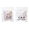 Craft White Acrylic Beads MACR-YW0001-12-8