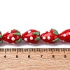 Handmade Lampwork Beads Strands LAMP-R109B-15A-4
