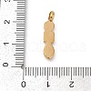 304 Stainless Steel Pave Cubic Zirconia Enamel Pendants STAS-D305-03G-3