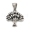 Vintage 316 Surgical Stainless Steel Pendants STAS-E212-42AS-1