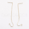 Brass Chain Stud Earrings Findings KK-F731-06G-2