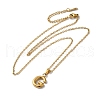 PVD Vacuum Plating 201 Stainless Steel Necklaces NJEW-H033-01G-G-2