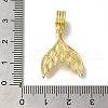 Rack Plating Brass Pave Clear Cubic Zirconia European Dangle Charms KK-H485-30G-3