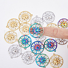 DICOSMETIC 18Pcs 3 Colors Ion Plating(IP) 304 Stainless Steel Pendants STAS-DC0014-15-3