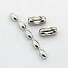 Tarnish Resistant 304 Stainless Steel Rice Bead Ball Chains CHS-A002A-6.0mm-2