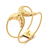 304 Stainless Steel Hinged Bangles for Women BJEW-Z109-02G-01-2