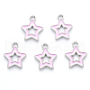 Alloy Enamel Pendants ENAM-S121-027B-P-1