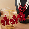 Alloy Flower Pendant Jewelry Set FS-WG80176-01-3