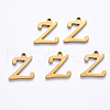 PVD Vacuum Plating 201 Stainless Steel Charms STAS-R105-Z-G-2