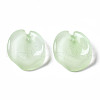 Spray Painted Imitation Jade Glass Pendants GLAA-N042-003-B01-2