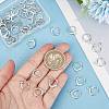CREATCABIN 24 Pairs Brass Huggie Hoop Earring Findings DIY-CN0002-20-3