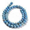 Assembled Synthetic Stone and Trochus Shell Beads Strands G-B128-08C-08-2