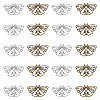 DICOSMETIC 80Pcs 2 Colors Tibetan Style Retro Alloy Pendants FIND-DC0003-51-1