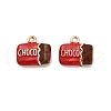 Alloy Enamel Pendants PALLOY-R155-01G-02-1
