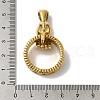 PVD Vacuum Plating 304 Stainless Steel Big Pendants STAS-B069-52G-3