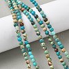 Dyed Natural Regalite/Imperial Jasper/Sea Sediment Jasper Beads Strands G-B124-C05-02-5
