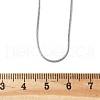 Non-Tarnish 304 Stainless Steel Snake Chains Necklaces X-STAS-F094-24P-2