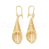 Rack Plating Brass Earrings EJEW-U012-08G-1