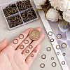   360Pcs 4 Styles Alloy Jump Rings KK-PH0010-13AB-3