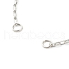Tarnish Resistant 304 Stainless Steel Box Chain and Bracelet Making AJEW-JB01063-3