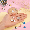 Craftdady 56Pcs 14 Style Rack Plating Alloy Enamel Pendants ENAM-CD0001-25-14