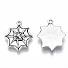 Tibetan Style Alloy Pendants TIBE-N010-01AS-RS-2