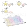 92Pcs 12 Style Transparent Acrylic Beads TACR-YW0001-54-3