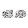 Non-Tarnish Chakra Theme 304 Stainless Steel Pendants STAS-Q303-04P-2